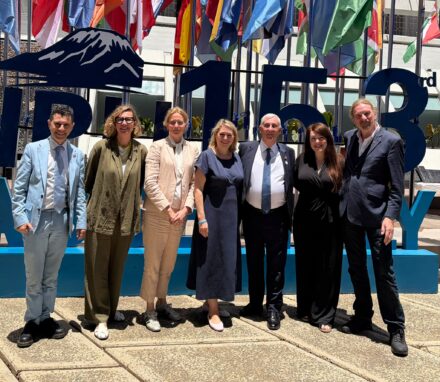 The UK delegation was led by the Speaker of the House of Commons, Rt Hon Sir Lindsay Hoyle MP