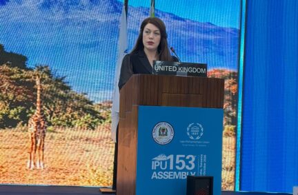 Alicia Kearns MP addressed the Assembly during the general debate in the Young MPs category